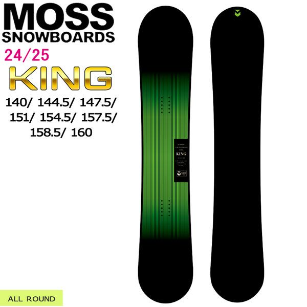 スノーボード 板 MOSS モス KING キング 24-25-BO-MOB