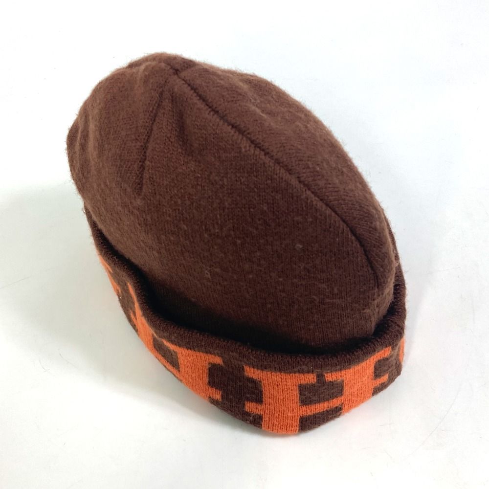 エルメス Hロゴ ビーニー ニットキャップ 帽子 ニット帽