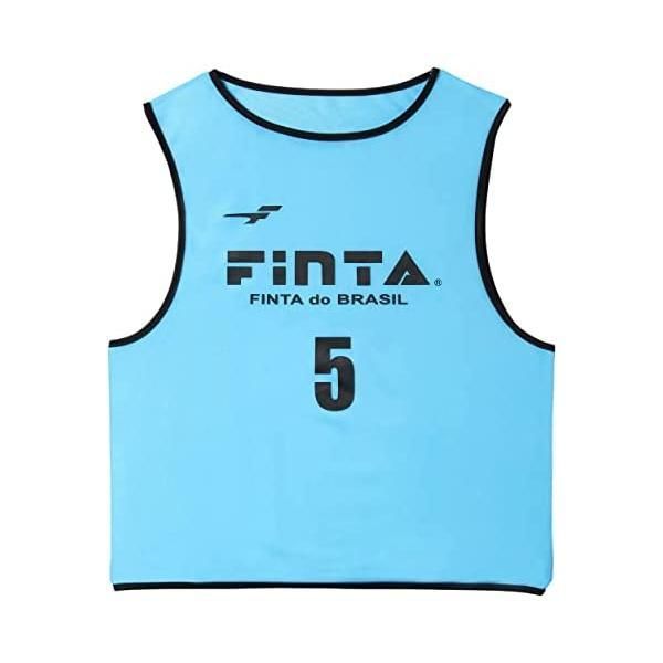 FINTA フィンタ サッカー フットサル 大人用 ビブス ゲームベスト 20枚セット フリーサイズ 2200 サックス Free Size
