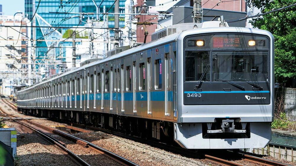 小田急3000形（3091-3093編成 ロイヤルブルー帯）基本4両編成