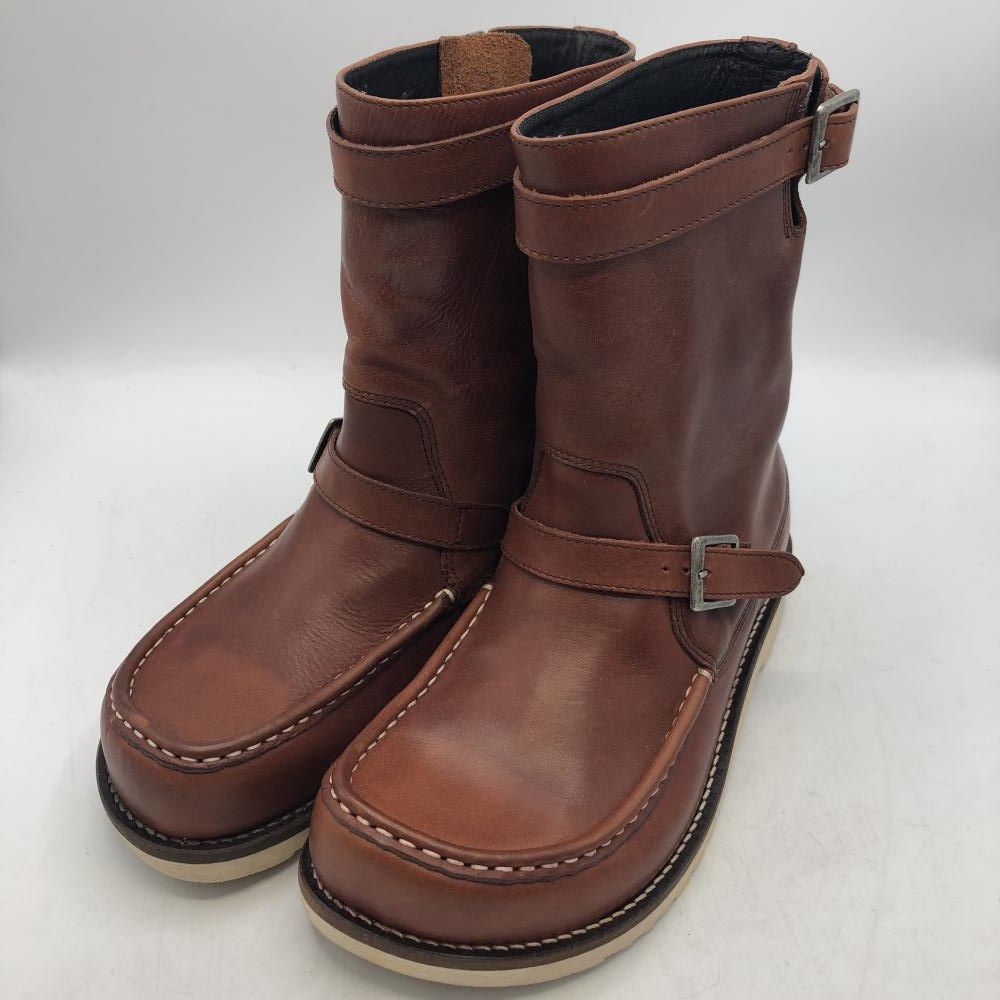 【中古】Footprints BIRKENSTOCK Tilburg エンジニアブーツ サイズ40 ブラウン ビルケンシュトック [17]