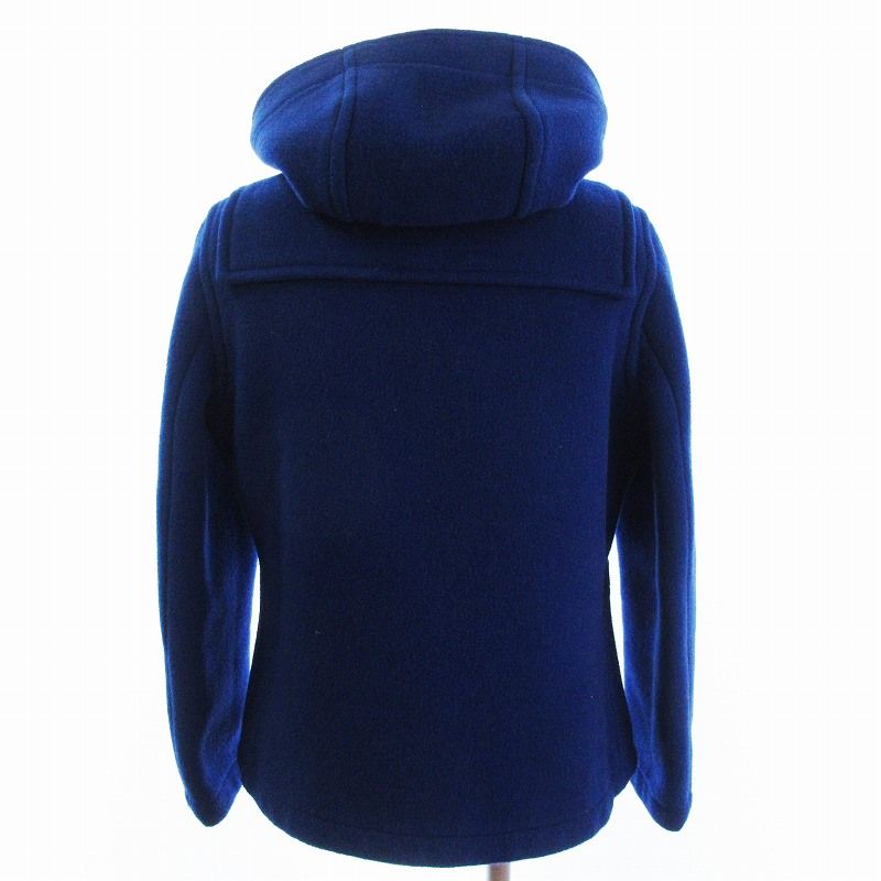 極美品　シップスカージュ　青いダッフルコート フード付き　wool 38 セール】 LONDON TRADITION:ロングダッフルコート◇ （ダッフル
