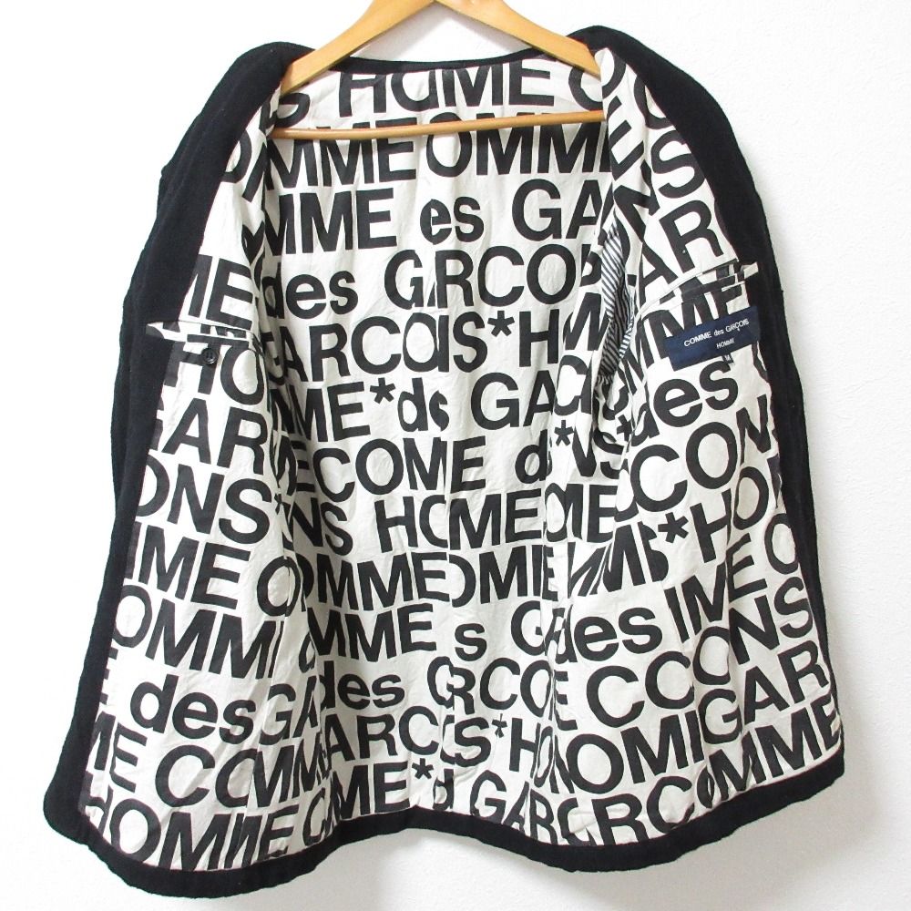 良品 COMME des GARCONS HOMME コムデギャルソンオム ロゴ裏地 ウール 