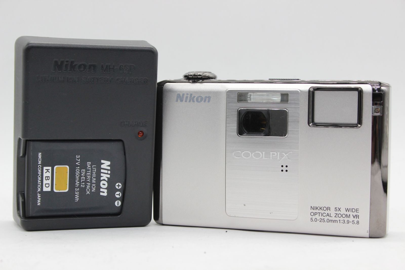 返品保証】 ニコン Nikon Coolpix S1000pj Nikkor 5x Wide バッテリー 