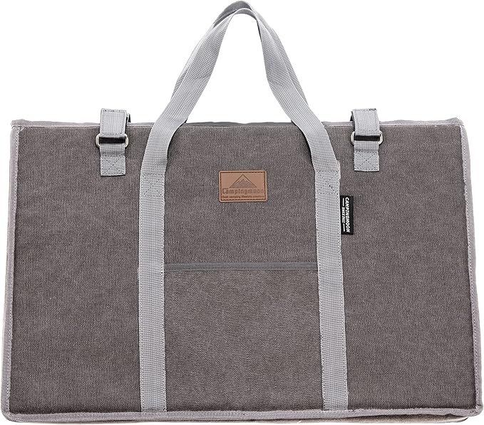 キャンピングムーン(CAMPING MOON) 焚き火テーブル アウトドアテーブル用 収納袋 トートバッグ 帆布製 クッション入り T-370-B