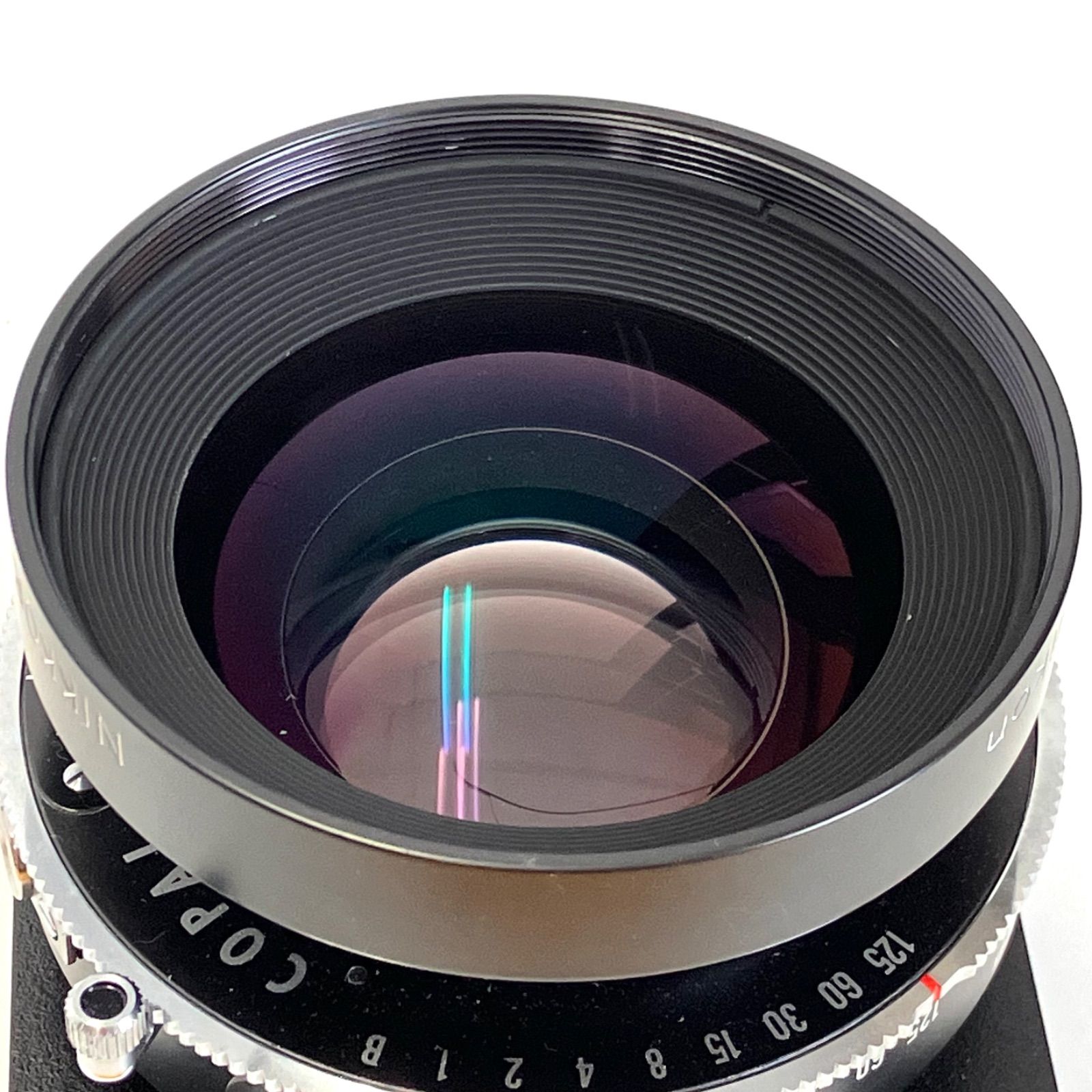 1円～ NIKON NIKKOR-W 180mm F5.6 シャッター速度チェック済み！！【800466】 1円～ NIKON NIKKOR-W 180mm F5.6 美品でオススメ！！ シャッター速度