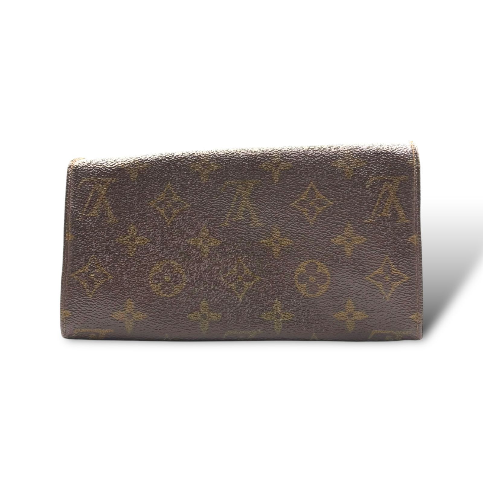 LOUIS VUITTON ルイヴィトン ポルトモネクレディ 2つ折り長財布 モノグラム・キャンバス ブラウン 246987471 R088 -  メルカリ