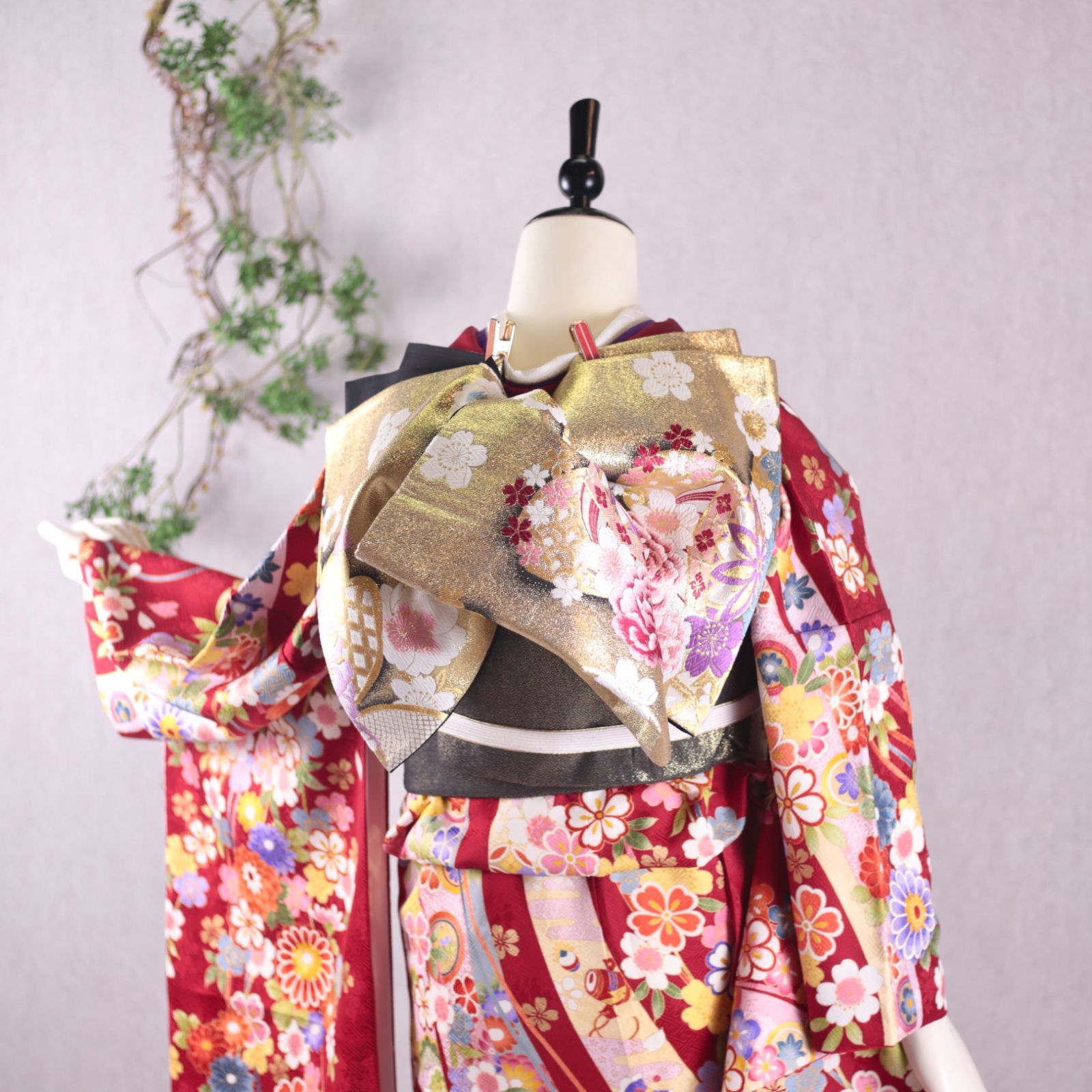 平和屋着物○豪華振袖 霞文 たたき染め 正絹 逸品 CAAX0860vf