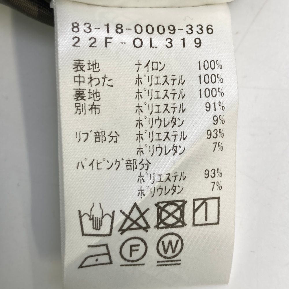 中綿ジャケット カーキ系