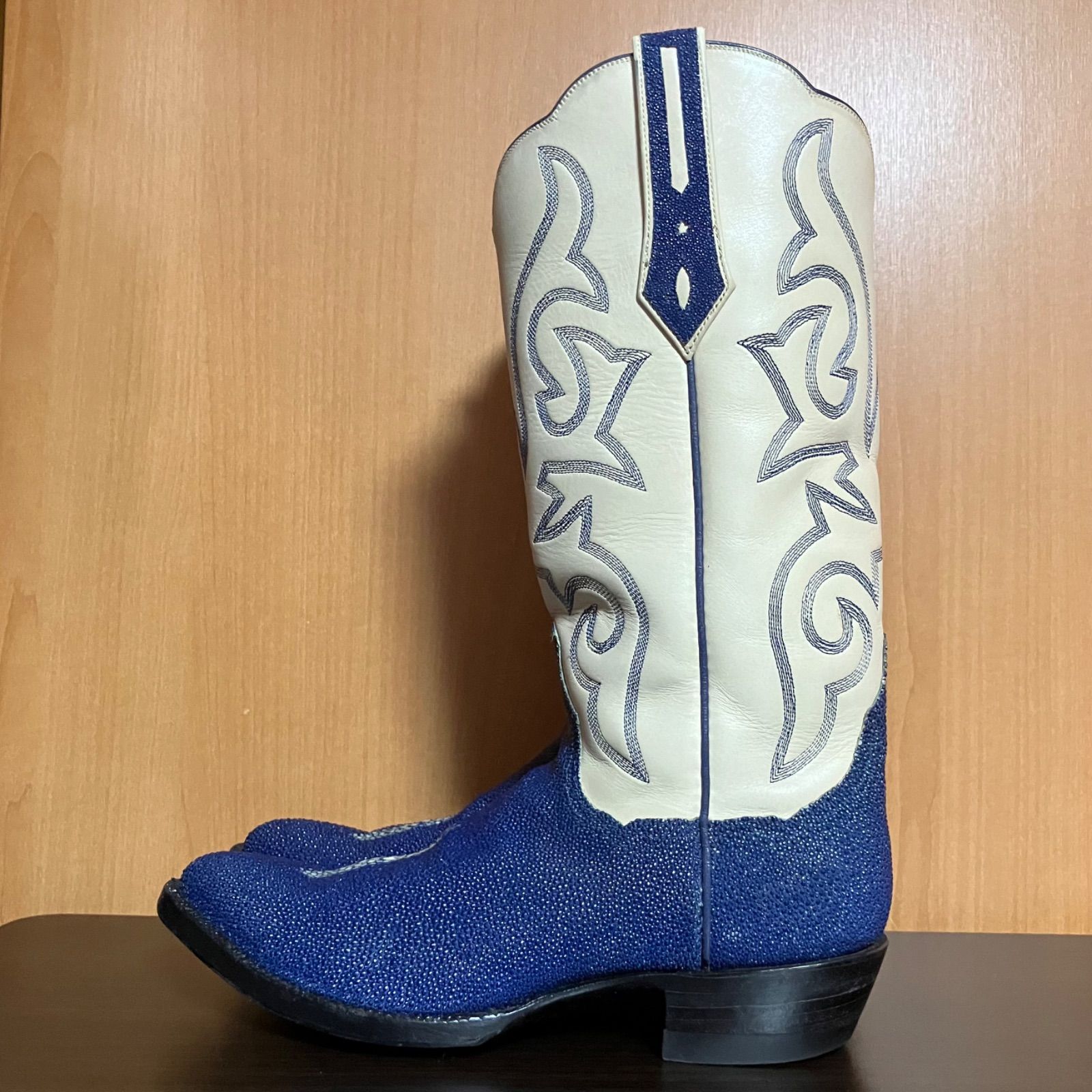 J.B.HILL スティングレイ ウエスタンブーツ エイ革 エキゾチックレザー