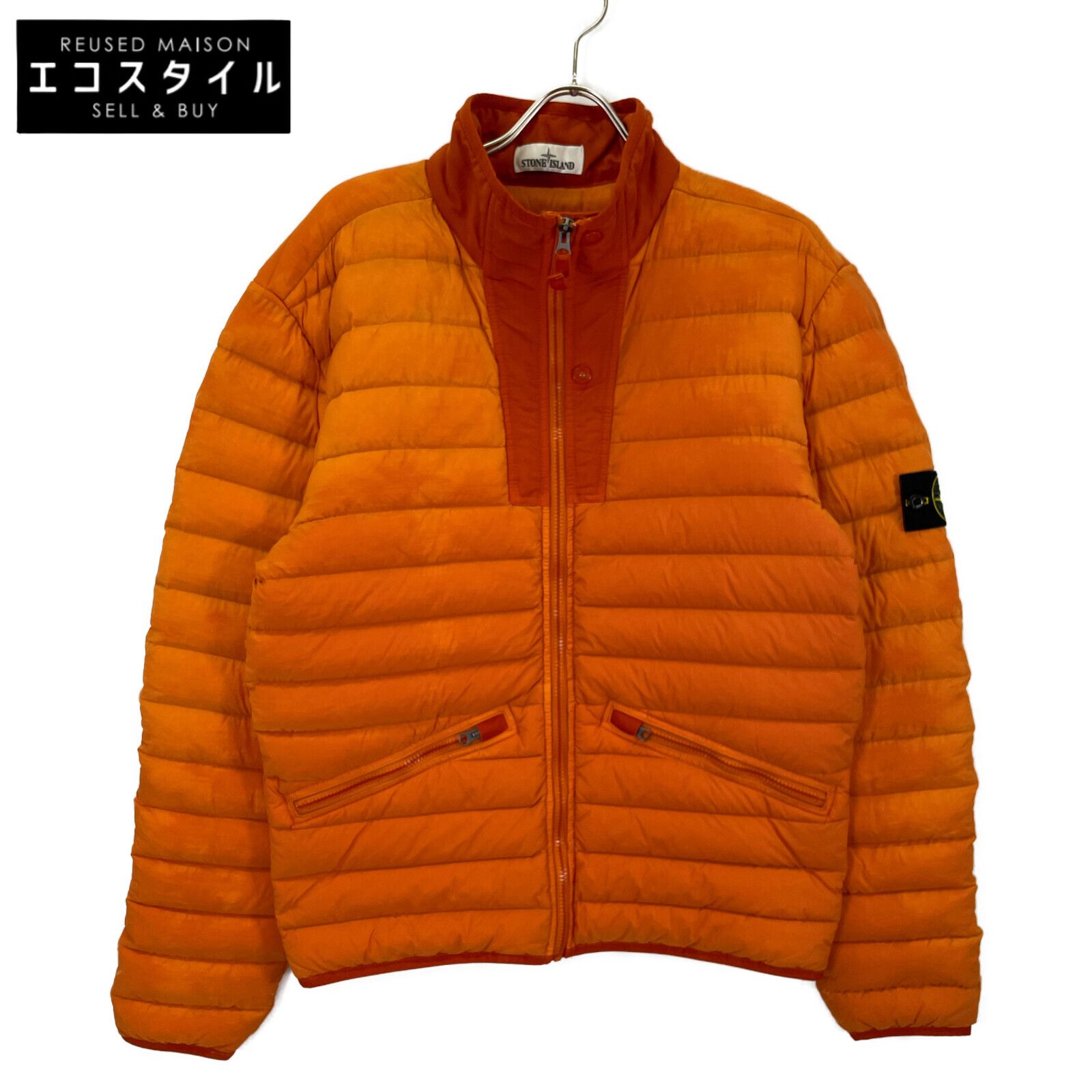 STONE ISLAND ストーンアイランド 711543825 LOOM WOVEN ｵﾚﾝｼﾞ ﾀﾞｳﾝ 