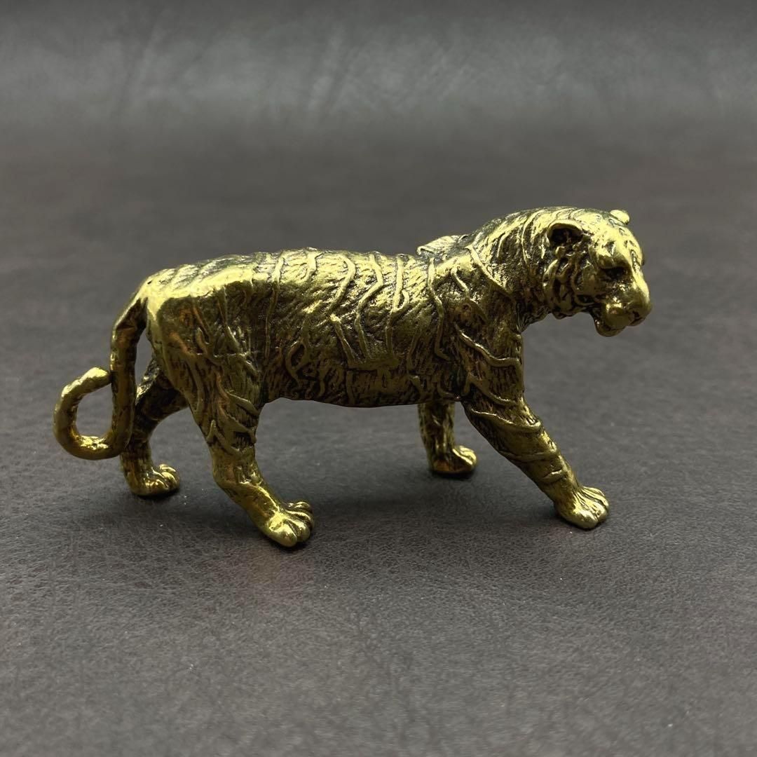 真鍮 置き物 虎 インテリア 干支 開運 金運ビンテージ アンティーク