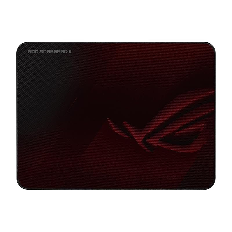 【新着商品】ASUS ROG Scabbard II ゲーミングマウスパッド レッド 1