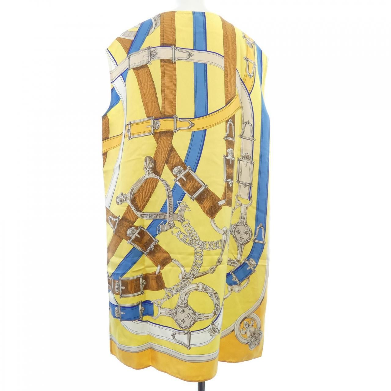 エルメス HERMES CAVAL CADOUR 76-7608 ツイルレーヌ チュニック