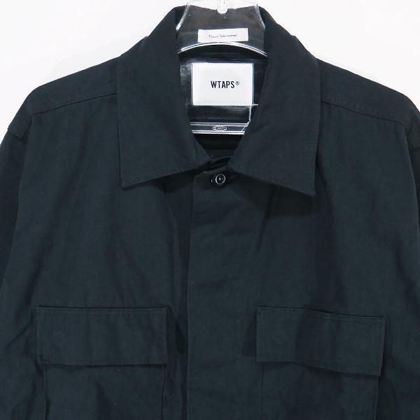 WTAPS ダブルタップス WMILL-LS 01 SHIRT.NYCO.RIPSTOP WVDT-SHM01