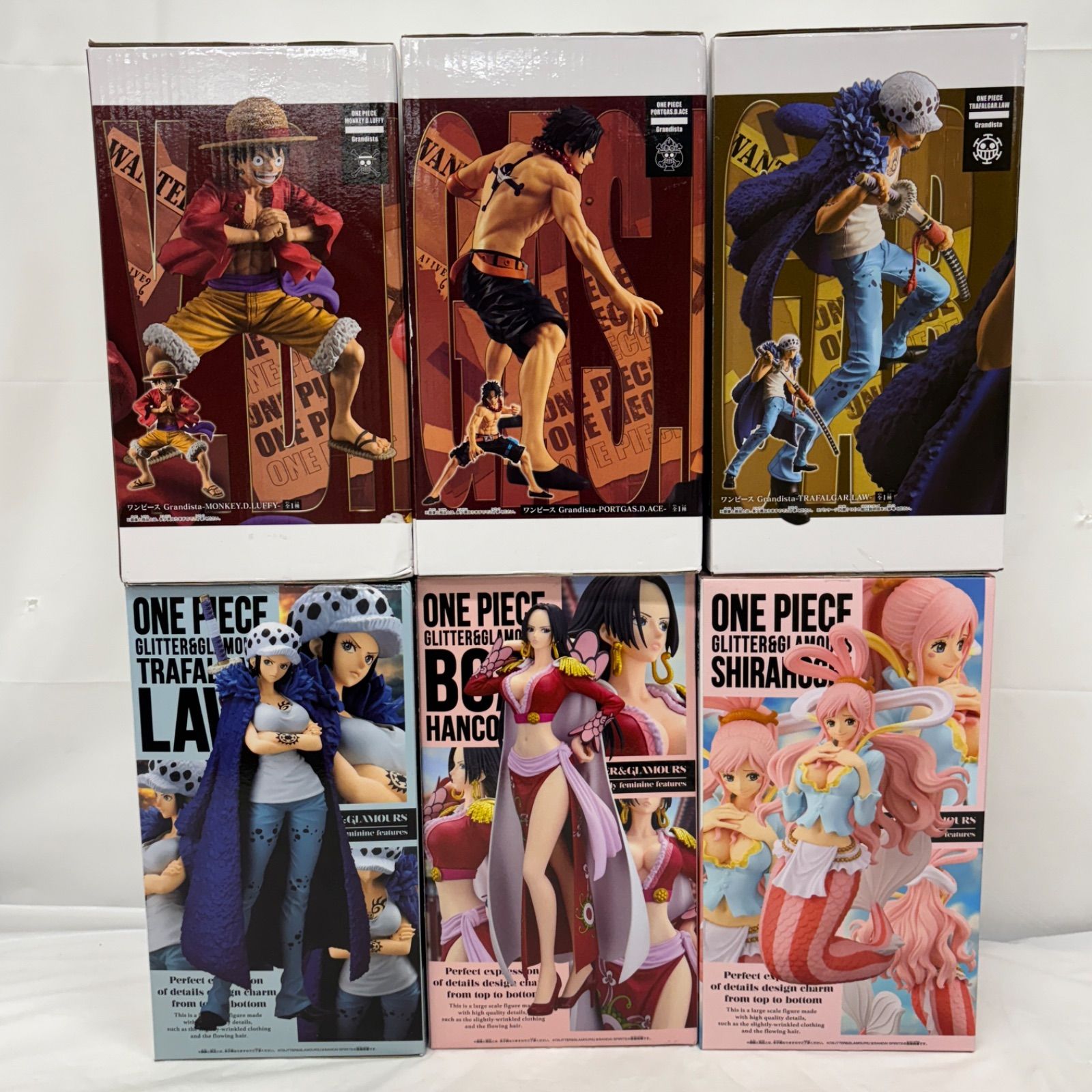 未開封 ワンピース フィギュア 6個セット Grandista GLITTER&GLAMOURS 