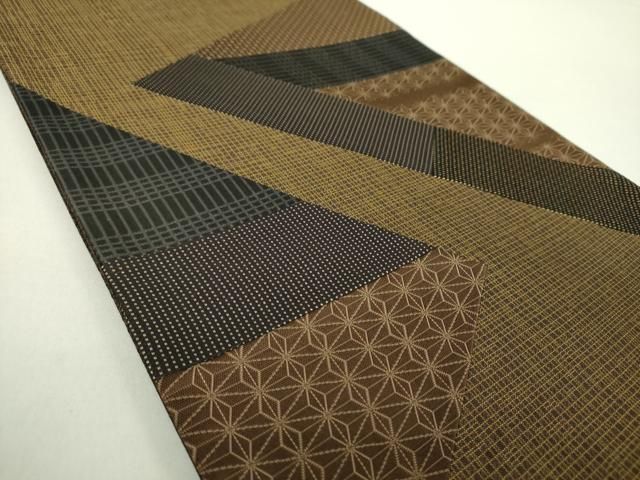 平和屋着物●太鼓柄袋帯　切嵌　吉祥文様　さが美扱い　正絹　逸品　DAAY1327ps 平和屋着物○太鼓柄袋帯 切嵌 吉祥文様 さが美扱い 正絹 逸品