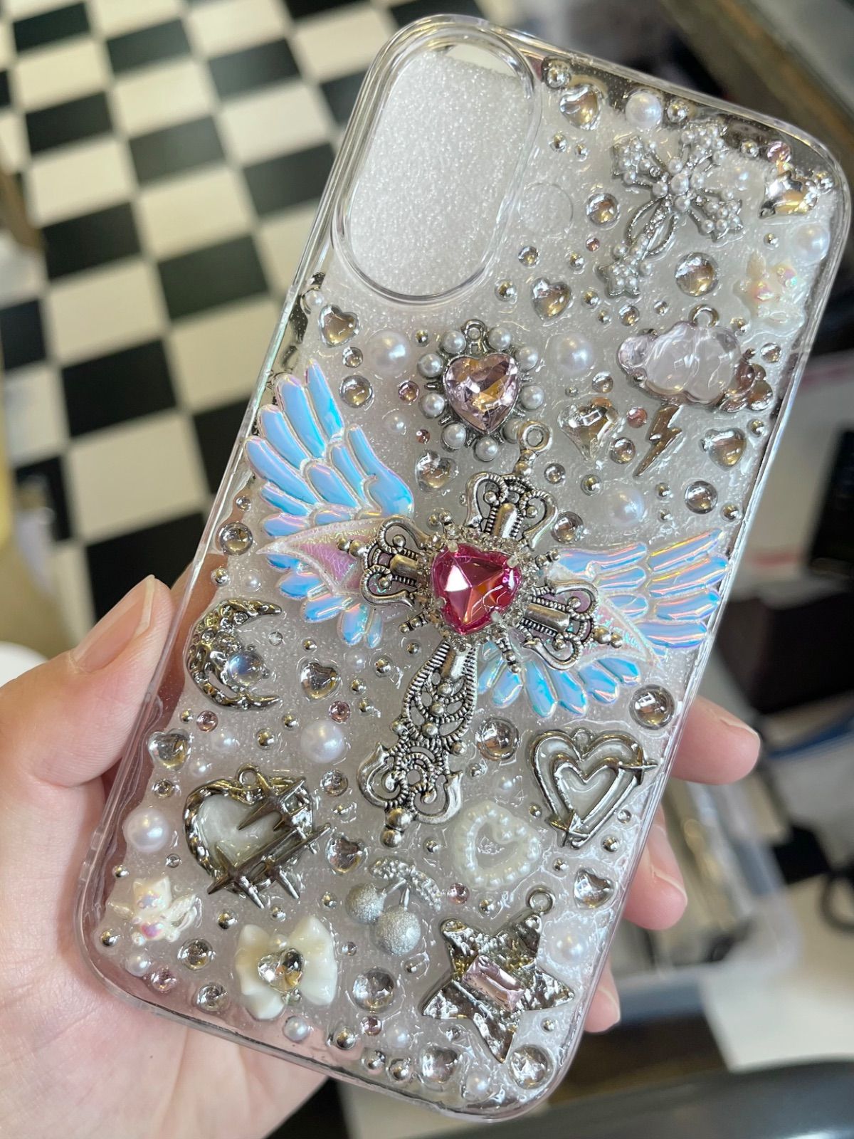 デコスマホケース iPhone15plus デコ電オーダー デコ電 スマホケース オーダー受付中 スマホケース・カバー