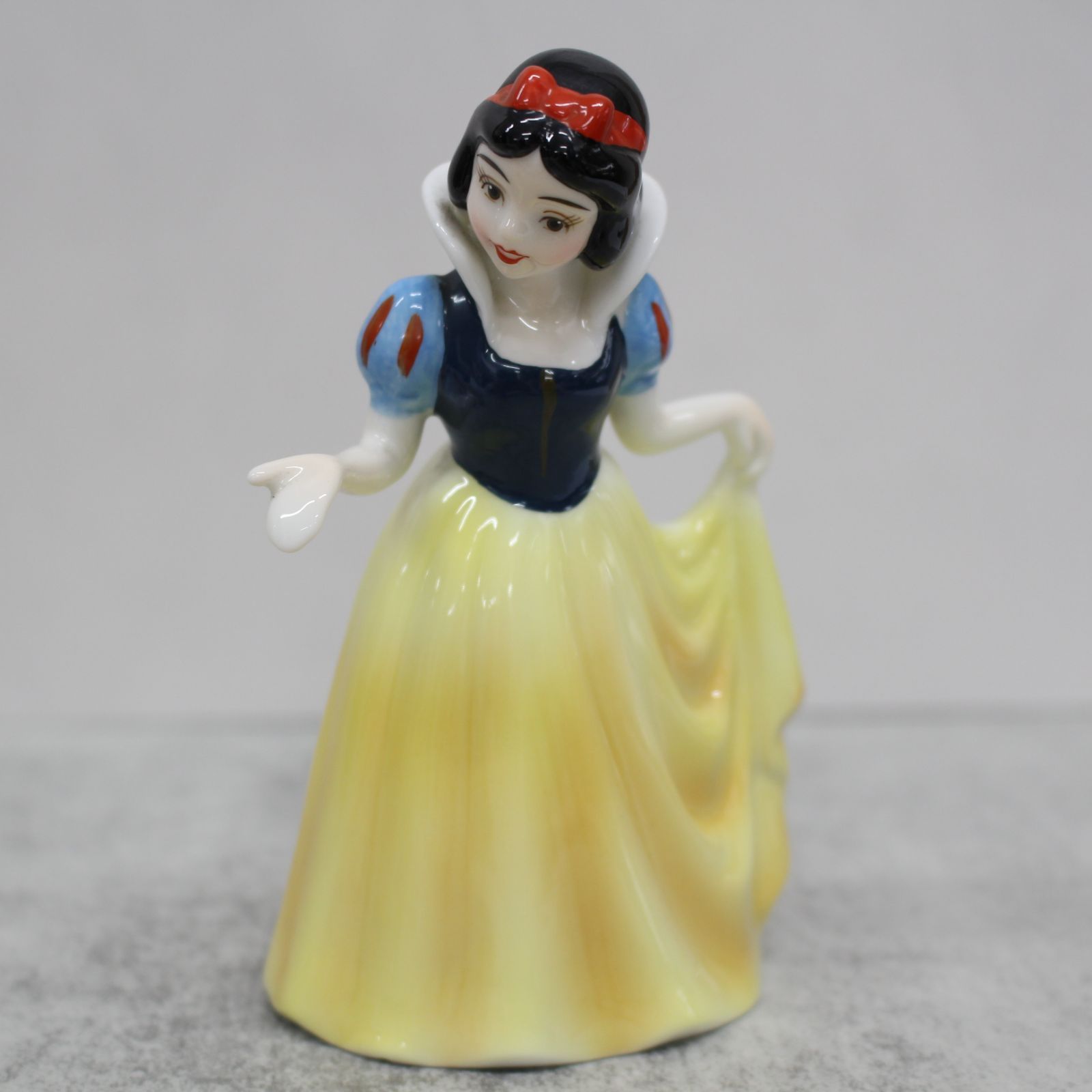 S165)【美品】白雪姫 7人の小人 陶器 人形 フィギュア 置物