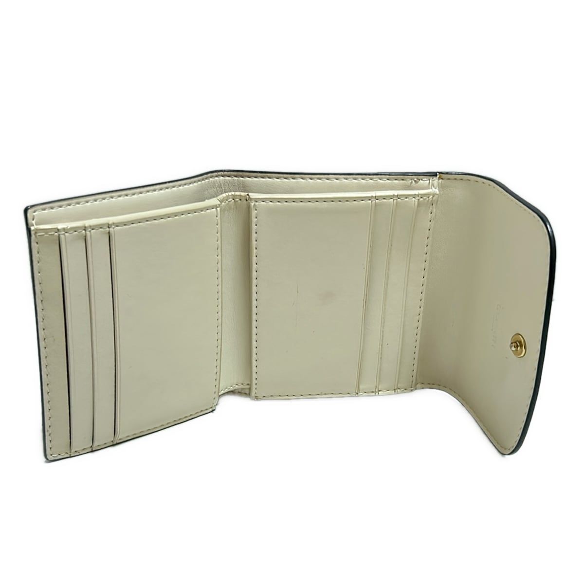 コーチ 三つ折り財布 シグネチャー F87589 PVC □美品□ COACH コーチ