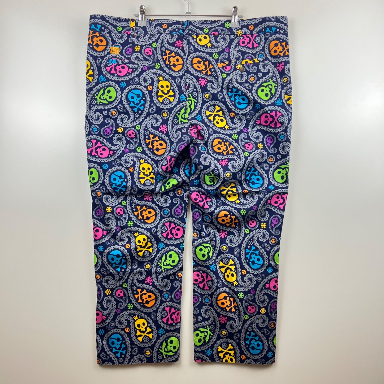 LOUDMOUTH skull paisley stretch golf pants 42 XXL ラウド