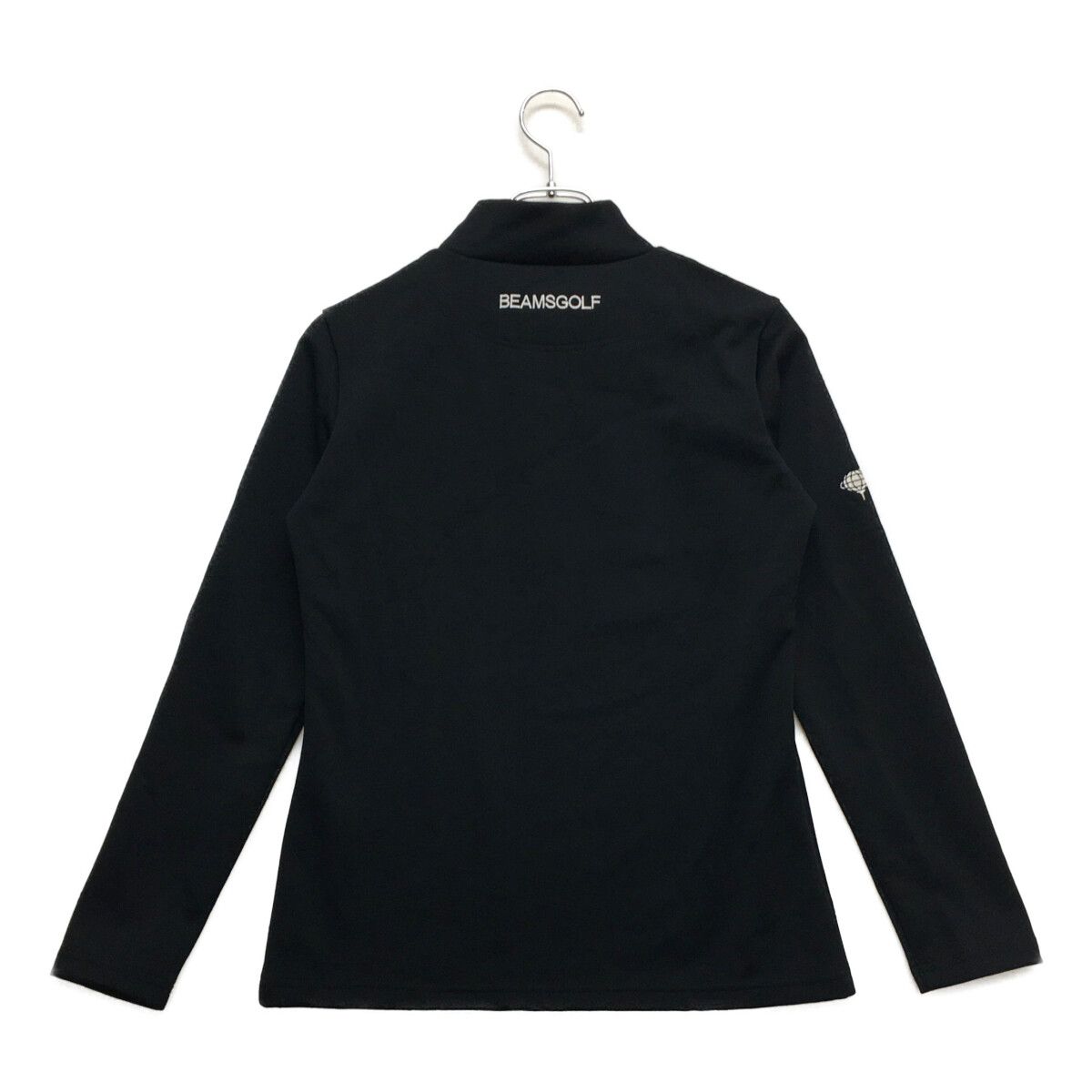 中古 レディース ビームスゴルフ BEAMSGOLF 長袖シャツ M 黒 ブラック