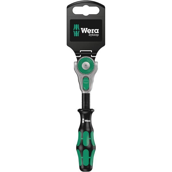 WERA ヴェラ 差込1|4DR Zyklopラチェットハンドル 72ギア 全長152mm 073260 工具 ツール DIY 作業工具 道具