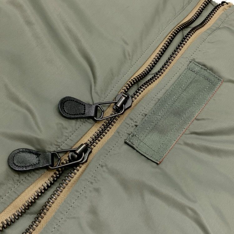 HYKE MA-1 フライトジャケット XX-LARGE オリーブグリーン 中古・古着通販】HYKE (ハイク) MA-1フライトボンバージャケット