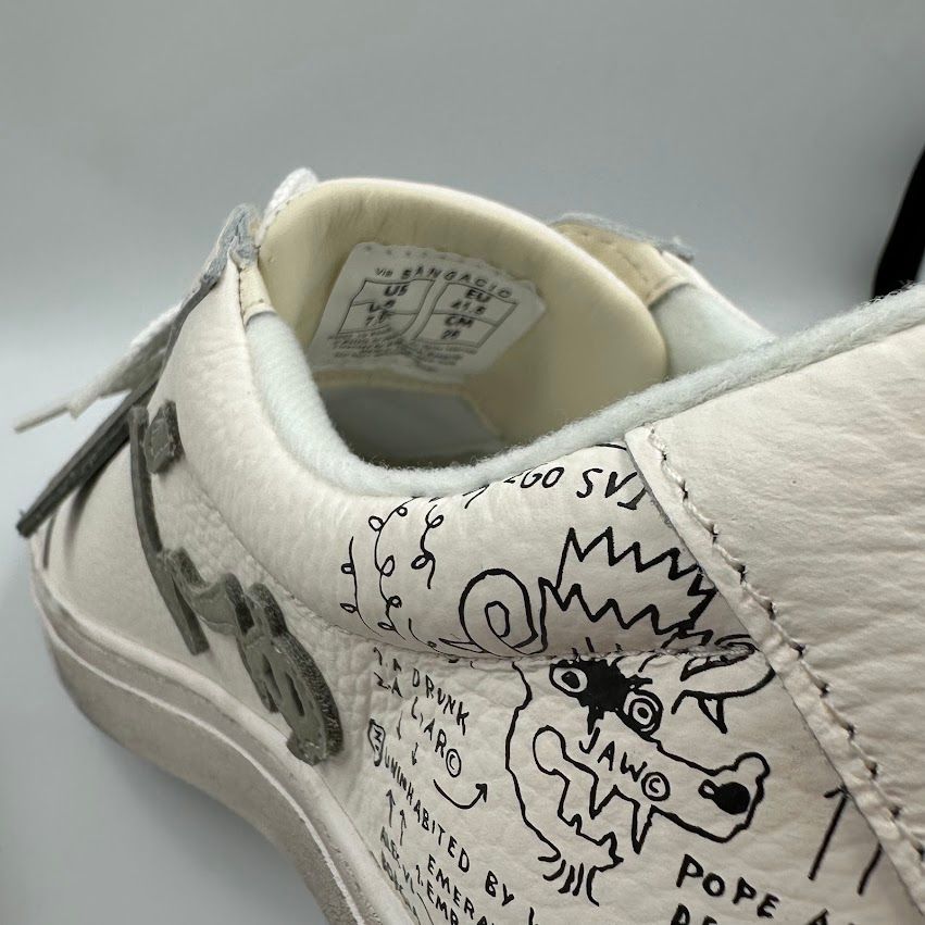 楽天市場】【中古】SANGACIOにゅ〜ず SG8 バスキア スニーカー ホワイト サイズ：26.5cm【価格見直し】 : ブランド古着のカインドオル にゅ～ずSG8『バスキア』26cm