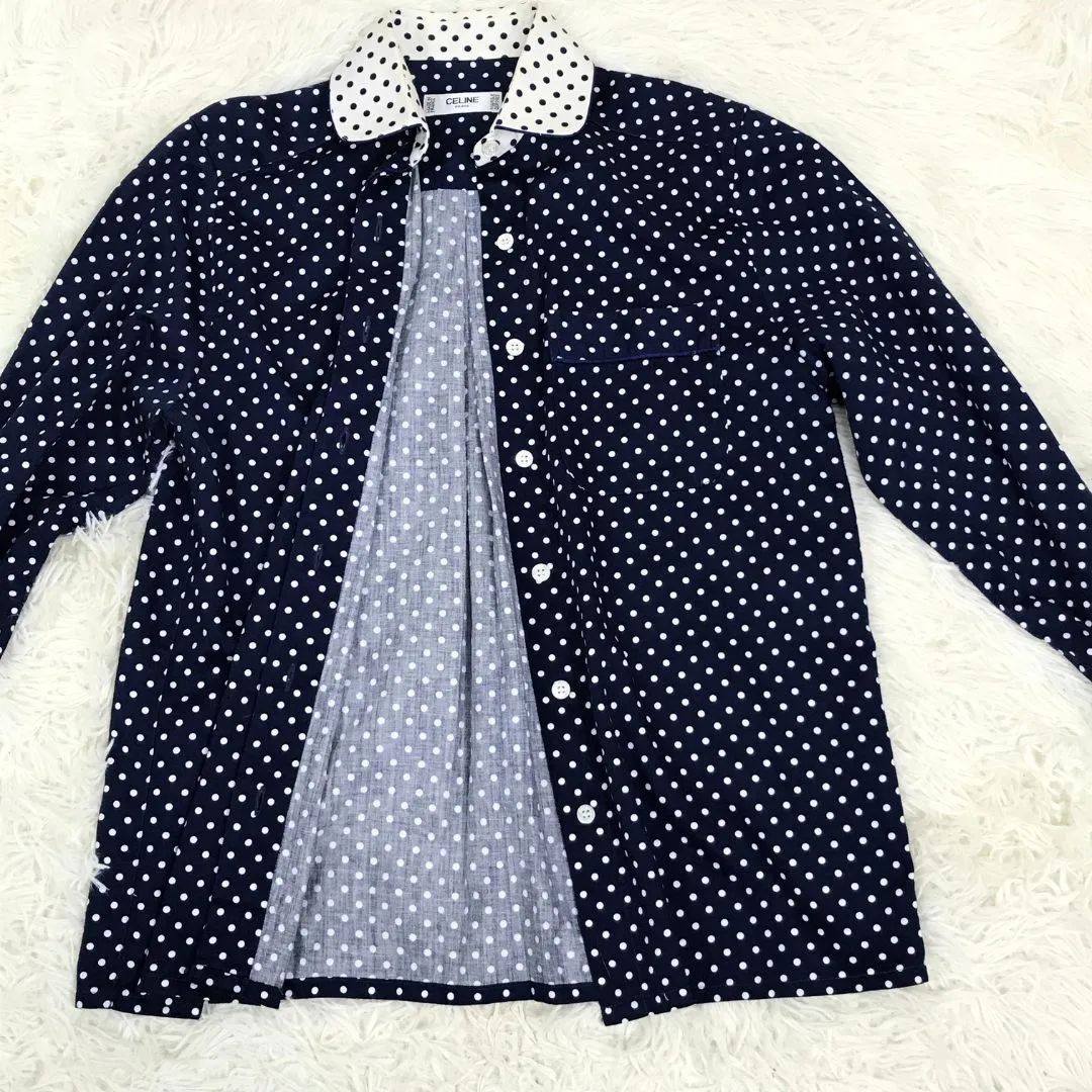 CELINE セリーヌ コットンシャツ ブラウス 綿100％ サイズ表記36（S