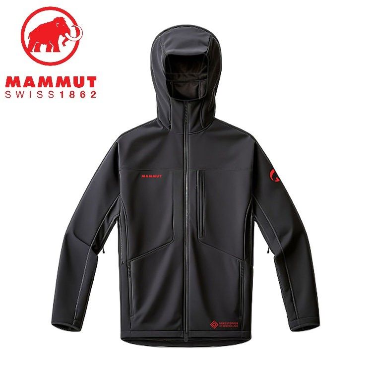 25周年 マムート MAMMUT メンズ アルティメイト 8 ソフトシェル フーデッド ジャケット アジアンフィット 25 イヤーズ 1011-02890 ソフトシェル ゴアテックス 防風 撥水 アウトドア 登山 キャンプ