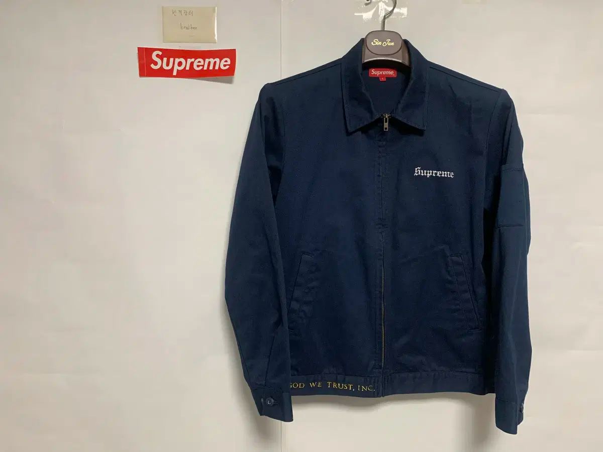 【雷市場（ポンジャン）商品韓国直送】 完売 Supreme(シュプリーム) 14 S ／ デッド ケネディ ワーク ジャケット ネイビー