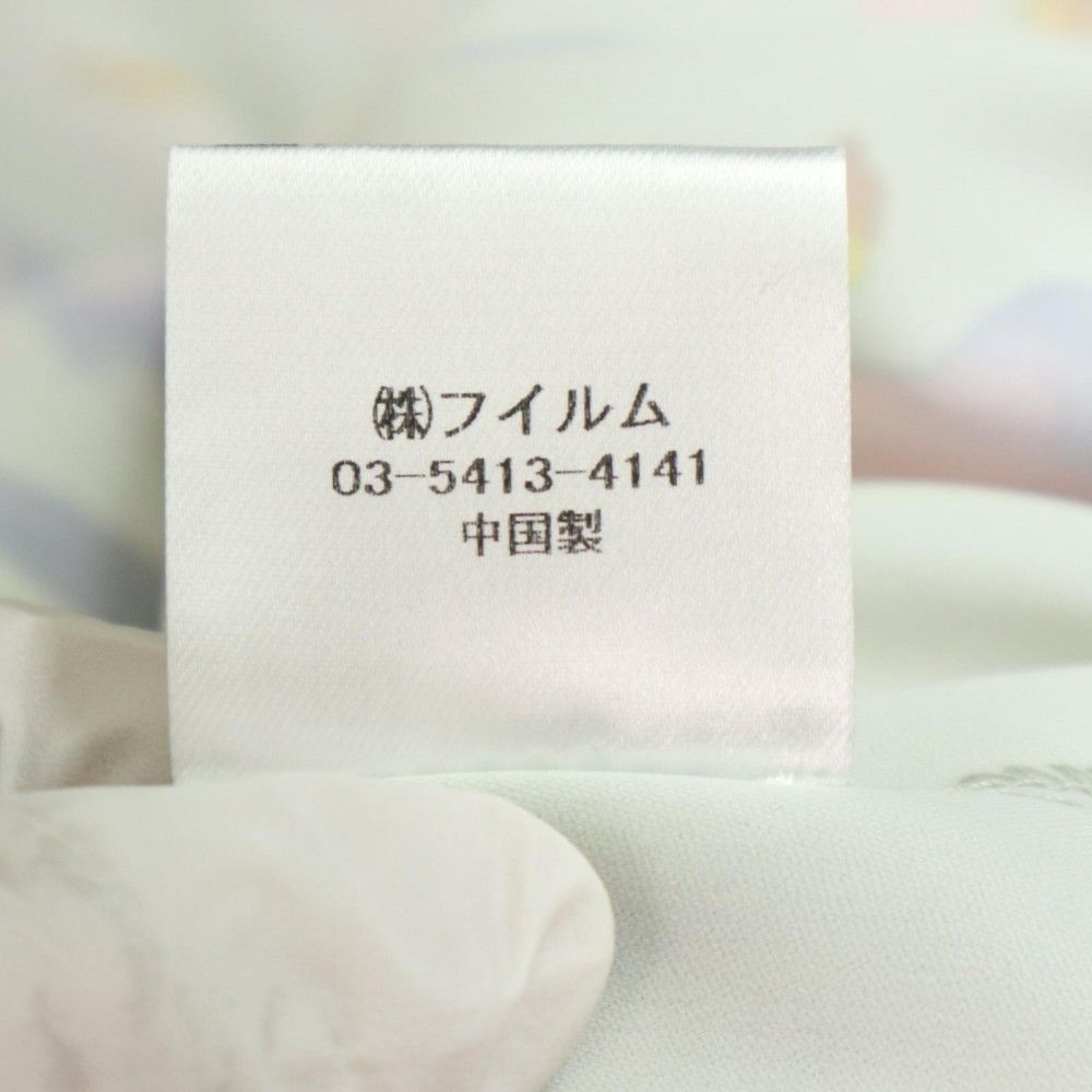 ワンピース レディース 長袖 ボウタイ付き ロングワンピース  