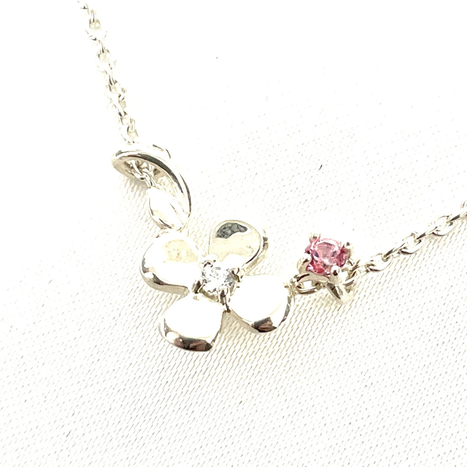 シルバー925 STAR JEWELRY 花 ネックレス 正規品