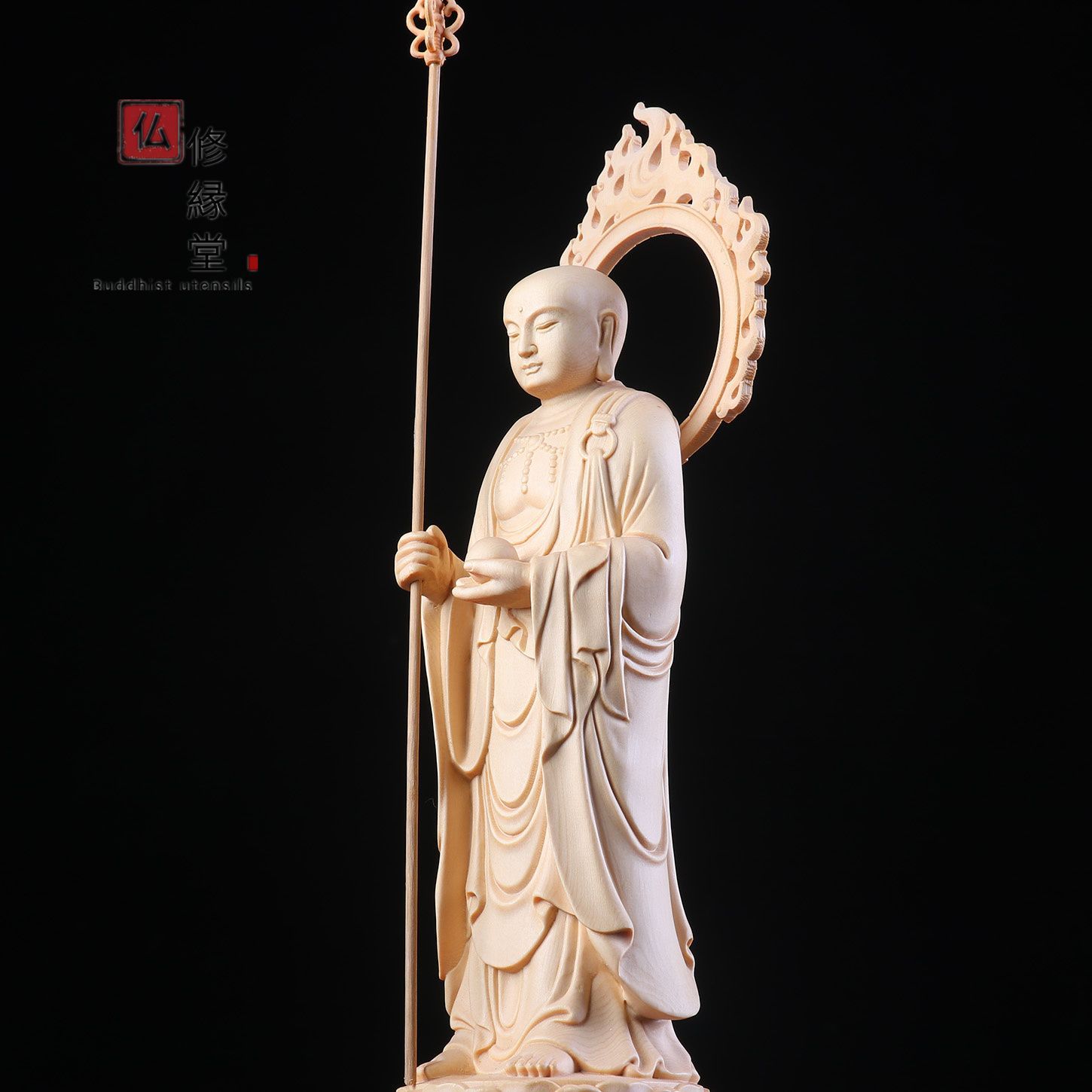 修縁堂】木彫り 仏像 千手観音菩薩立像 彫刻 一刀彫 天然木檜材 ご利益 修縁堂】木彫り 仏像 千手観音菩薩立像 彫刻 一刀彫 天然木檜材 ご利益