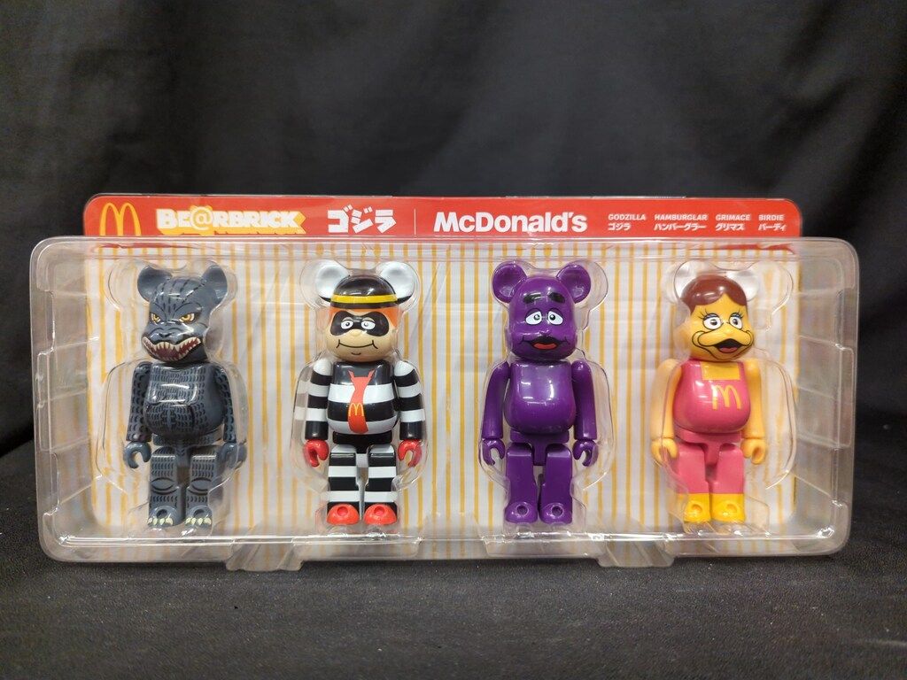 MEDICOMTOY BE@RBRICK ゴジラVSマクドナルド 150% 4PCS SET
