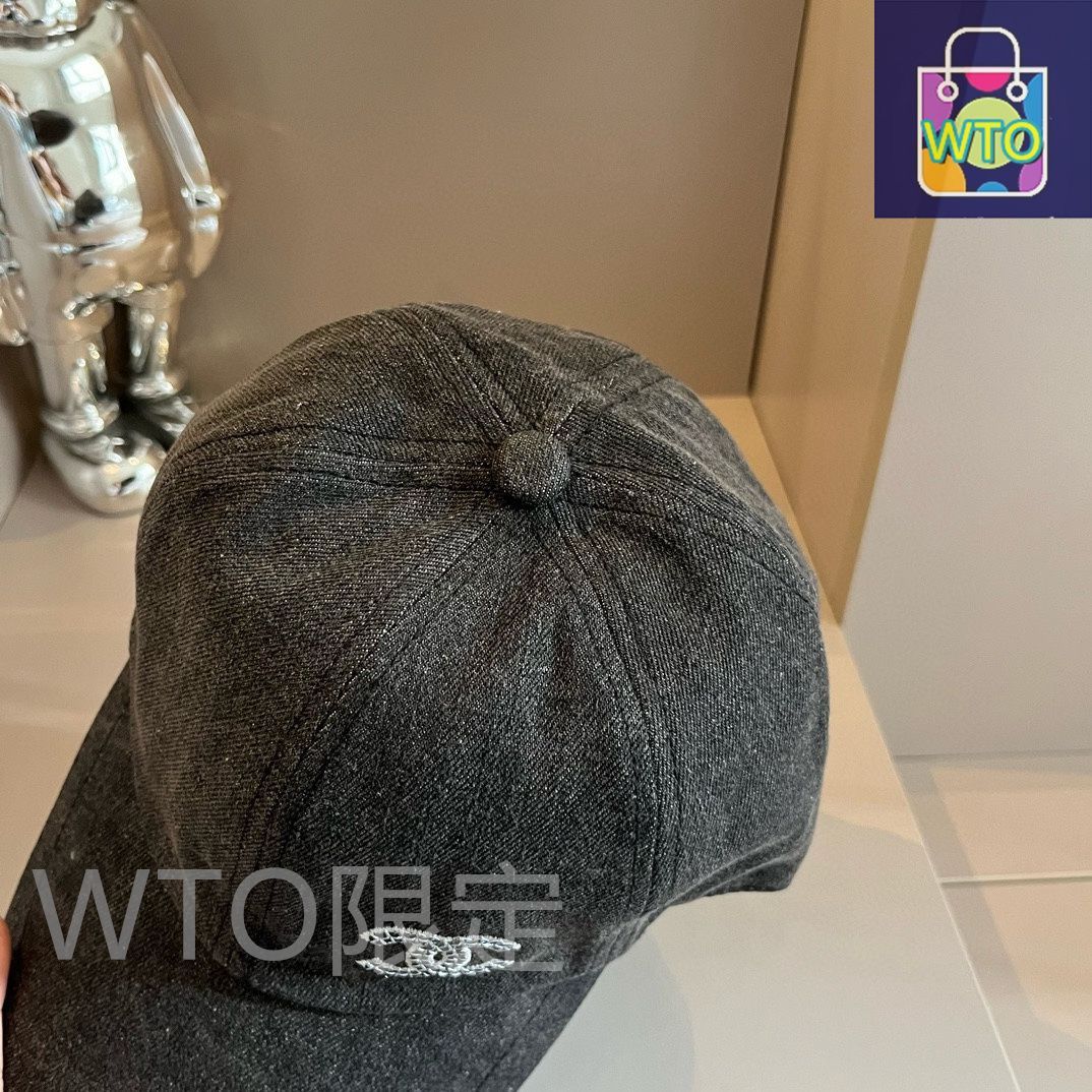 Chanel シャネル スモークグレーのベースボールキャップおすすめ