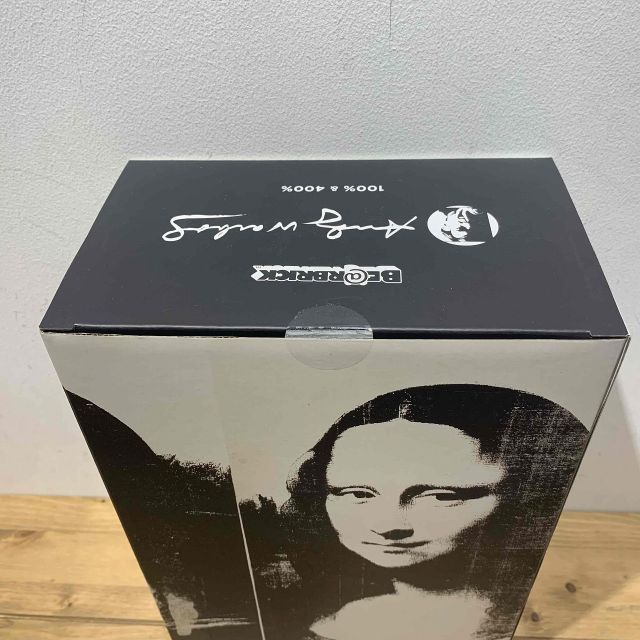MEDICOM TOY BE@RBRICK LEONARD DE VINCI Mona Lisa 100％ & 400