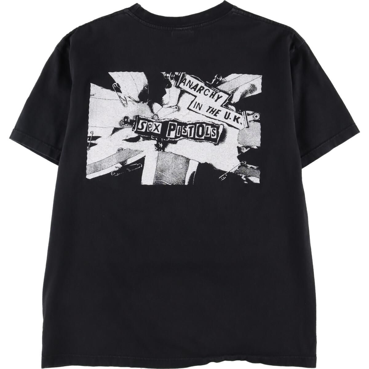 超激安新作90\'S シドヴィシャス　Tシャツ　XL ピストルズ　ヴィンテージ　ブラック　バンドT ニルヴァーナ　ロックTシャツ Tシャツ