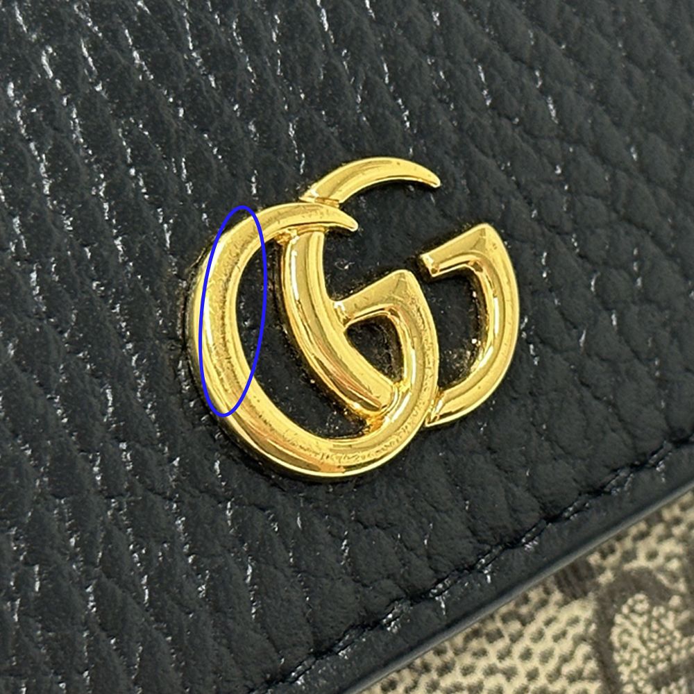 ✨極美品✨ GUCCI キーケース マーモント GGスプリーム 6連 黒 付属品 グッチ GUCCI キーケース メンズ ブランド プチマーモント GG