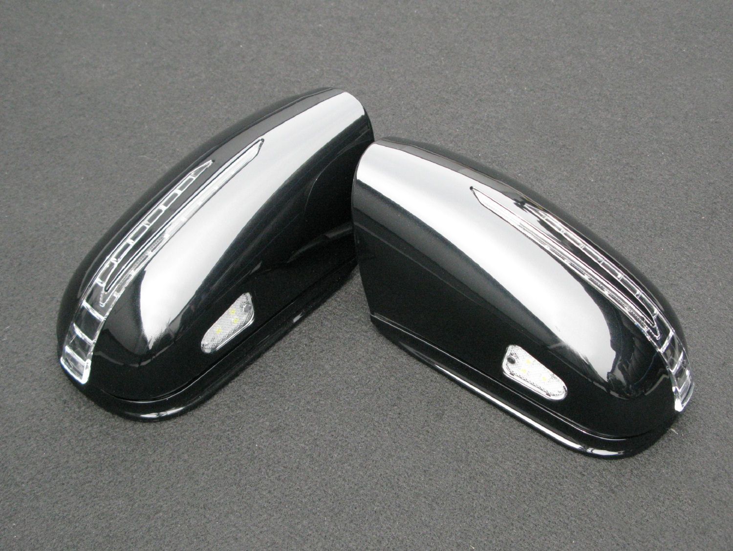 ベンツ Sクラス W220 前期 アロー ドアミラー 197オブシディアン ブラック 商品番号2396