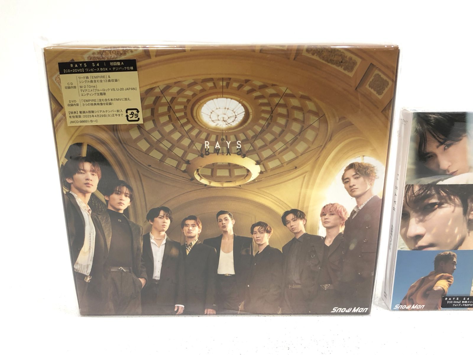  Man RAYS 3形態 3形態同時購入Blu-rayセット》 RAYS 【初回盤A+初回盤B+通常盤