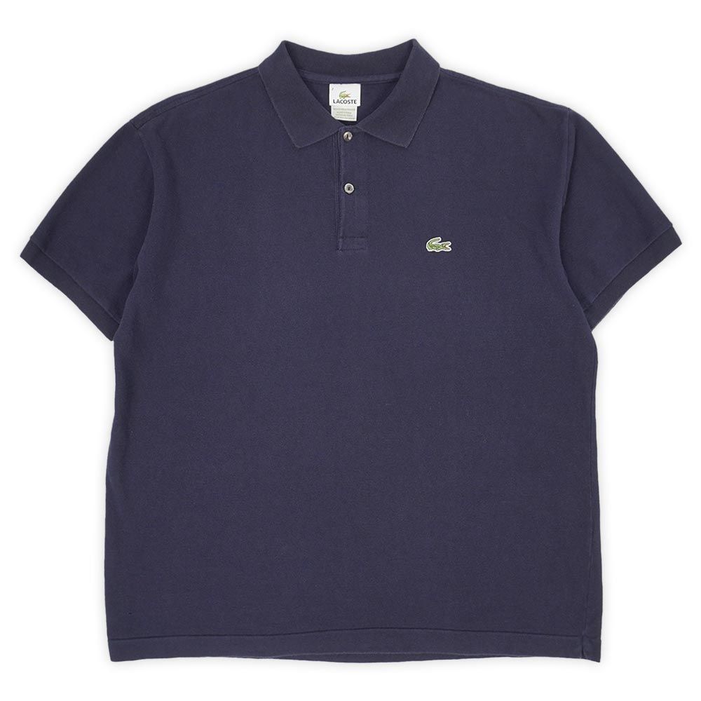 90's 00's ラコステ デカワニ 鹿子ポロシャツ 濃紺 XL フレラコ ラコステ LACOSTE 90s 90年代 ポロシャツ DESIGNED IN FRANCE