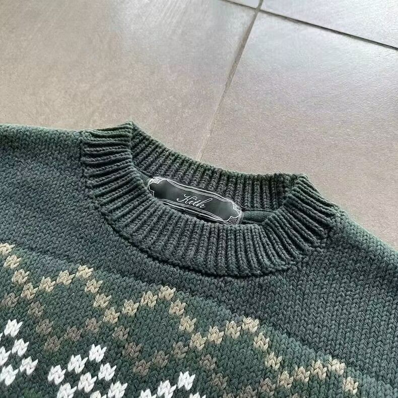 KITHMAS FAIRISLE SWEATER / クリスマス/アメリカン/スノーフレーク 