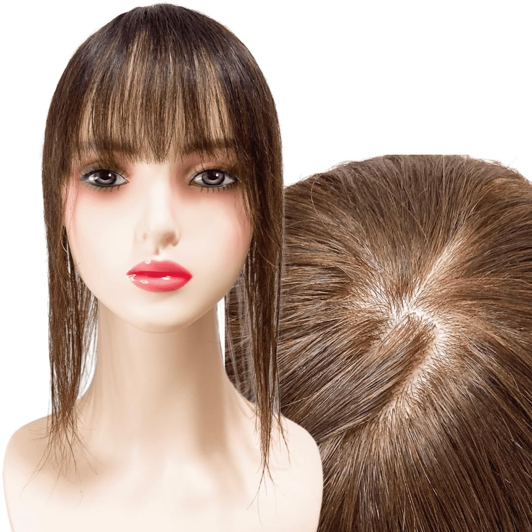 部分ウィッグ ヘアピース ポイントウィッグ 女性 レディース 人毛100% かつら ウィッグ 分け目自由自在 トップピース トップカバー トップウィッグ ストレート 前髪ウィッグ 人毛 医療 つむじ 頭頂部 白髪カバー 自然 白髪隠し カバーウィッグ Luce brillare ルスブリラーレ 部分ウィッグ ヘアピース ポイントウィッグ 女性 レディース 人毛100