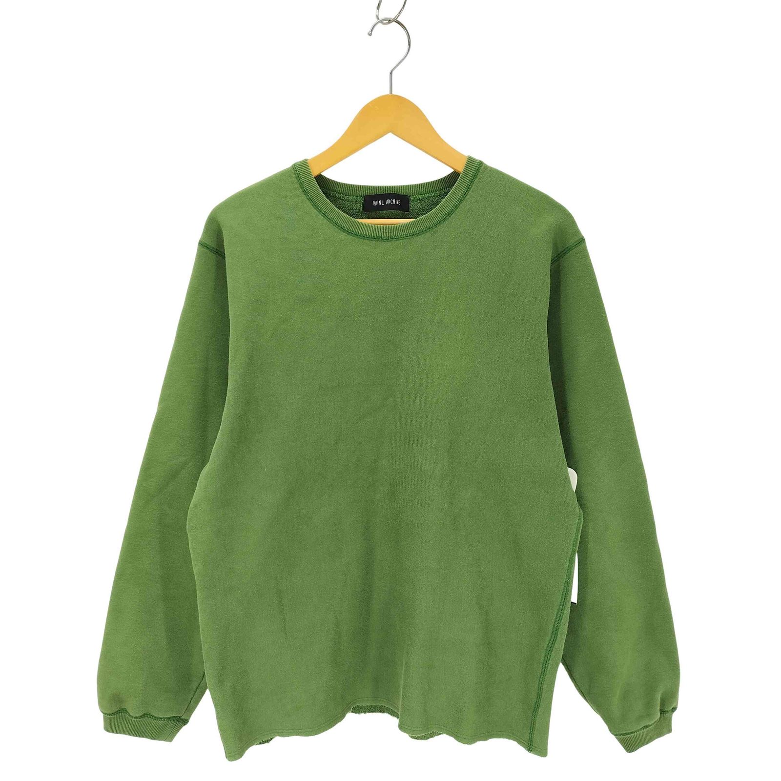 VAINL ARCHIVE(ヴァイナルアーカイブ)/クルーネックスウェット M