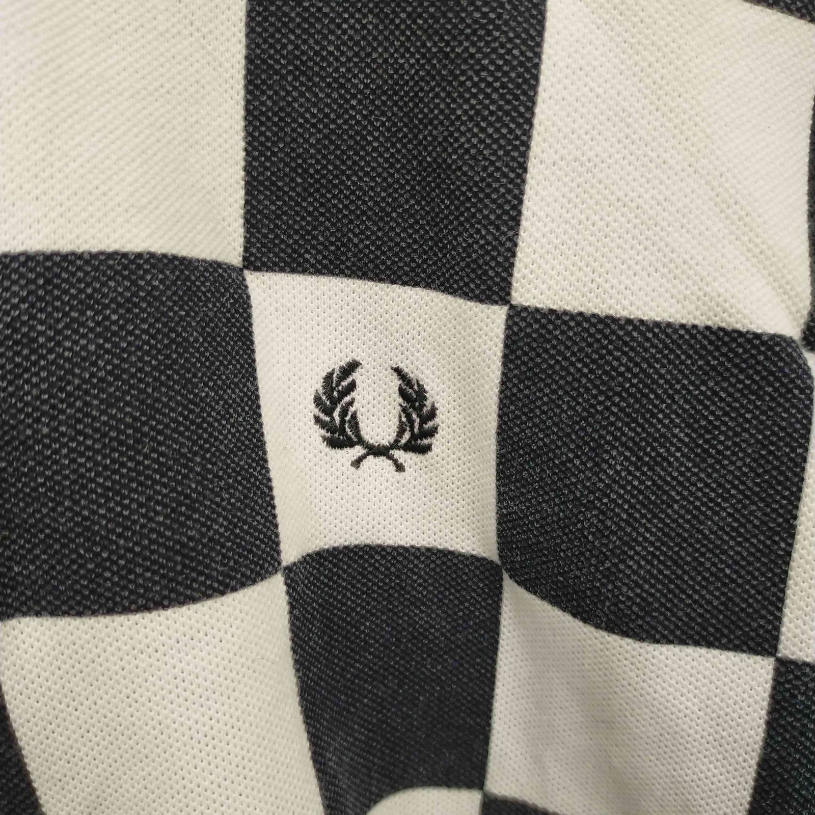 フレッドペリー FRED PERRY ロゴ刺繍 チェック ポロシャツ メンズ 