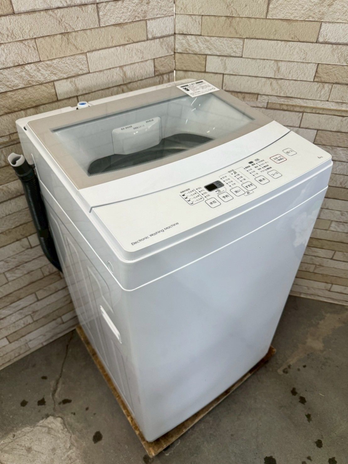 大阪送料無料★3か月保障付き★洗濯機★2021年★NTR60★IS-1030 美品】大阪送料無料☆3か月保障付き☆洗濯機☆ニトリ☆6kg☆2019年