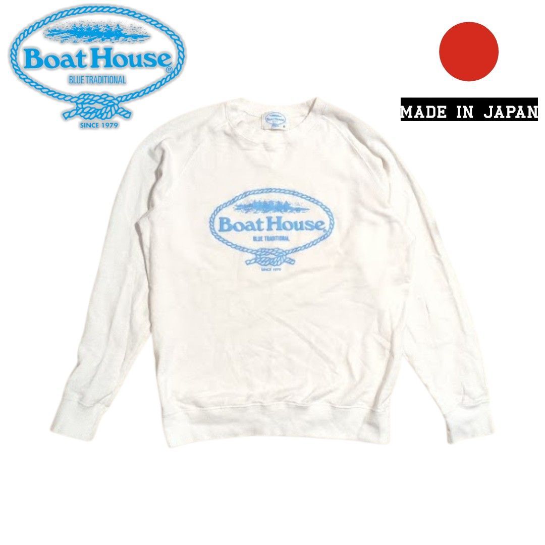ボートハウストレーナー(ホワイト) Boat House ホワイト スウェットトレーナー - メルカリ