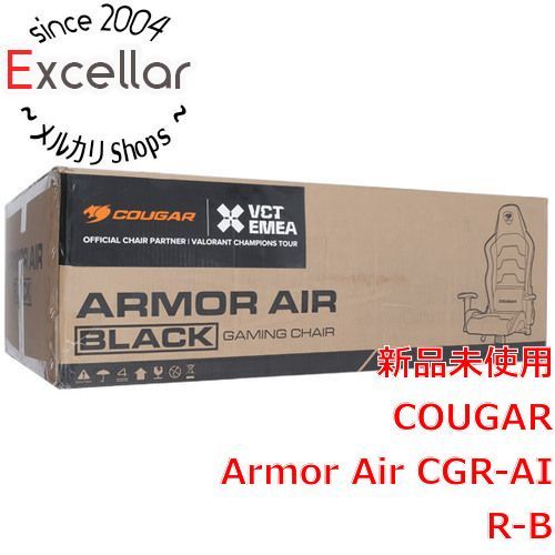 [bn:13] COUGAR　ゲーミングチェア Armor Air　CGR-AIR-B　Black